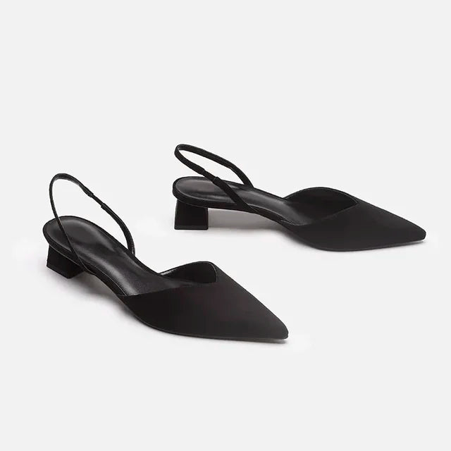 Everley - Elegant Slingback Pump Sandals with Pointed Toe
