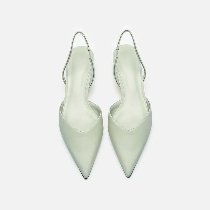 Everley - Elegant Slingback Pump Sandals with Pointed Toe