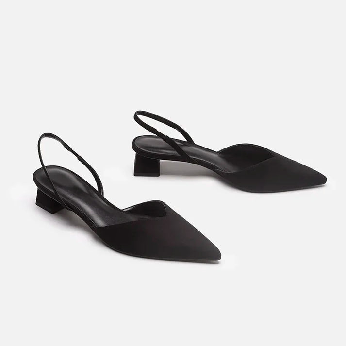 Everley - Elegant Slingback Pump Sandals with Pointed Toe