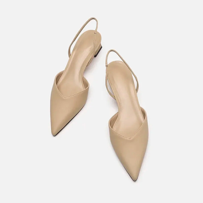 Everley - Elegant Slingback Pump Sandals with Pointed Toe