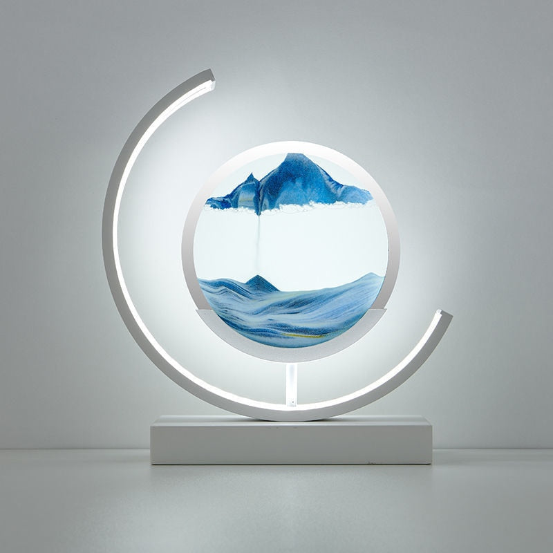Homora - Sandlight Quicksand Table Lamp With Dynamic Art