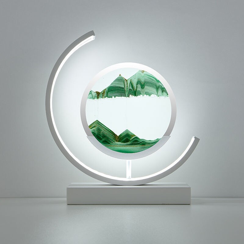 Homora - Sandlight Quicksand Table Lamp With Dynamic Art