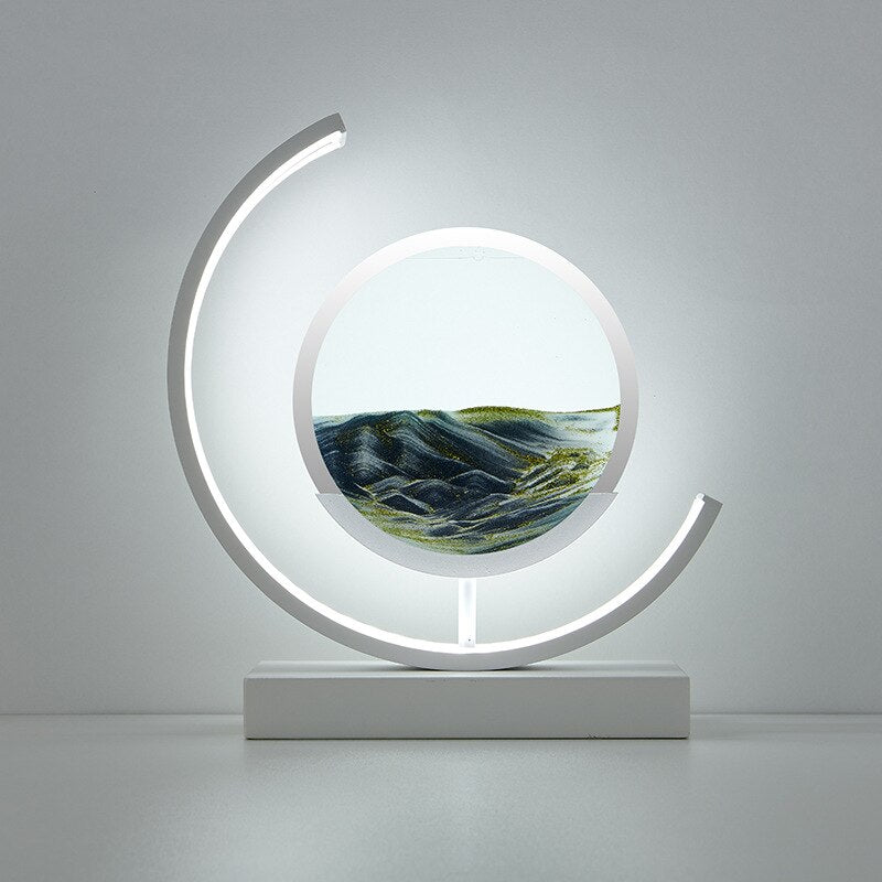 Homora - Sandlight Quicksand Table Lamp With Dynamic Art
