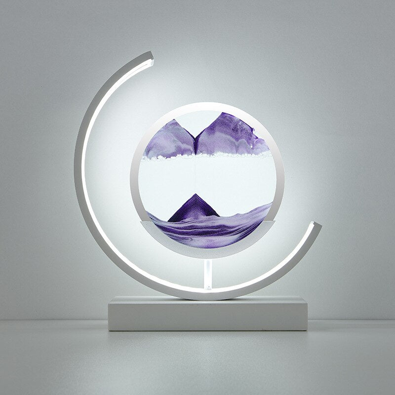 Homora - Sandlight Quicksand Table Lamp With Dynamic Art