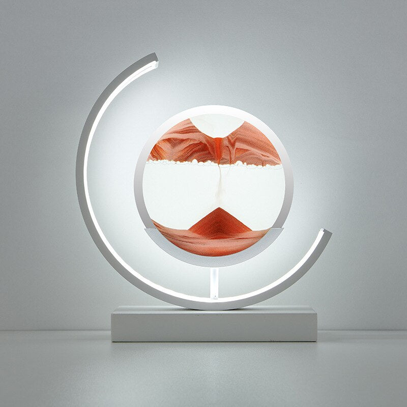 Homora - Sandlight Quicksand Table Lamp With Dynamic Art