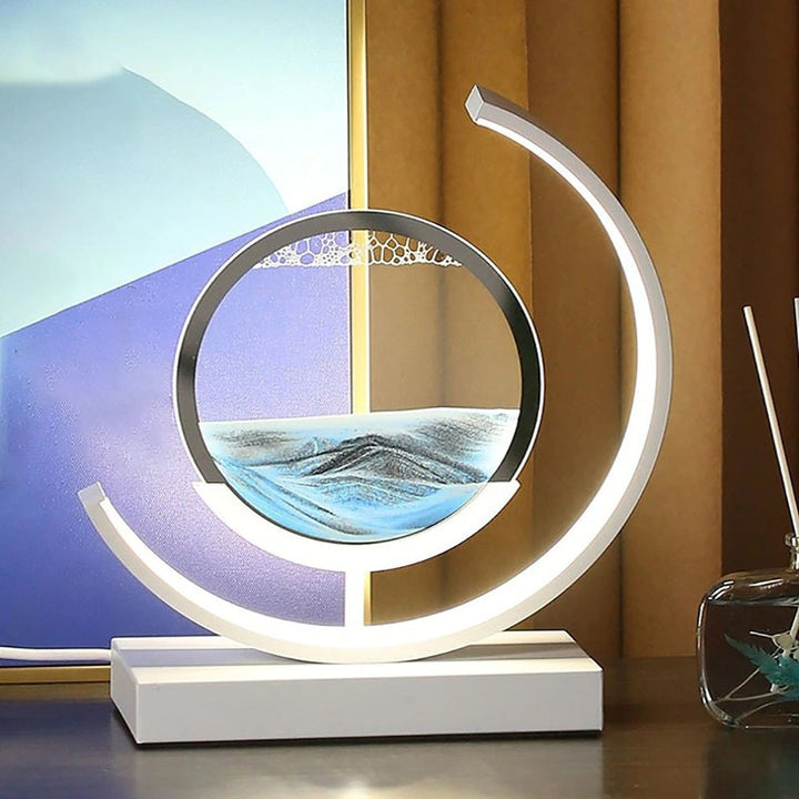Homora - Sandlight Quicksand Table Lamp With Dynamic Art