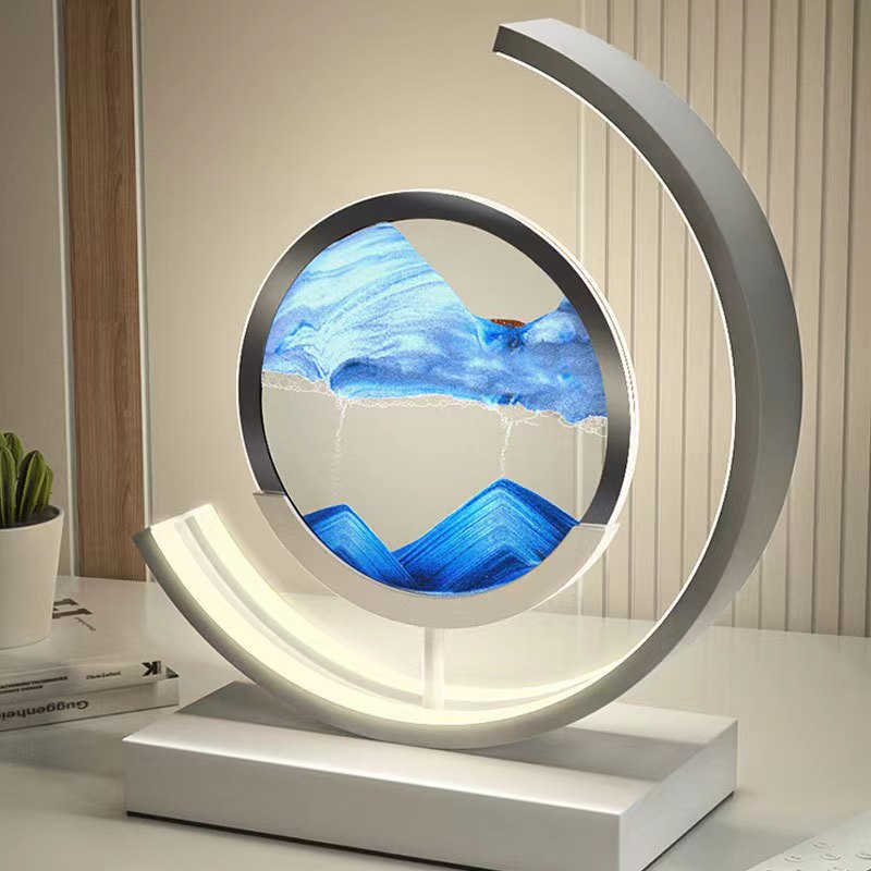 Homora - Sandlight Quicksand Table Lamp With Dynamic Art