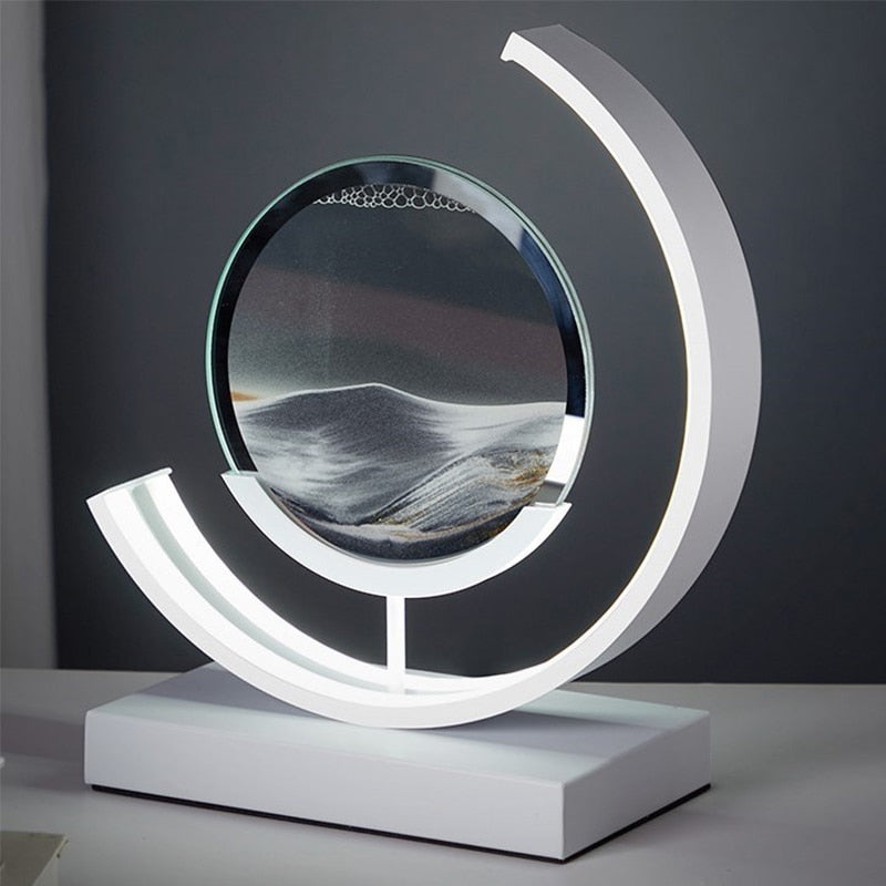 Homora - Sandlight Quicksand Table Lamp With Dynamic Art