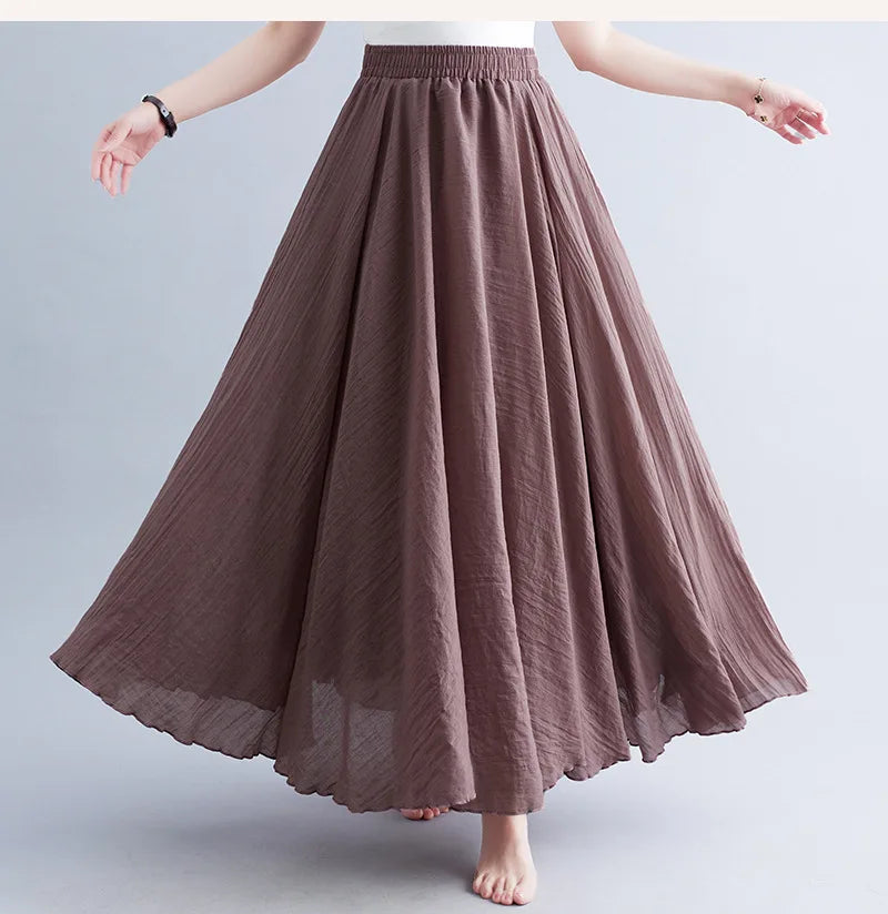 Anice - Elegant Women's Maxi Skirt for Effortless Style and Comfort
