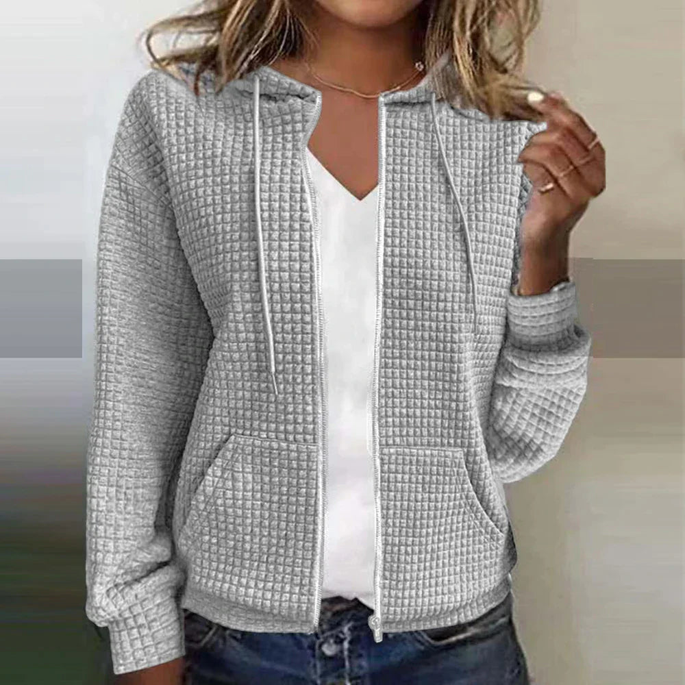 Opal - Stylish Checked Jacket with Water-Repellent Outer Layer and Soft Interior