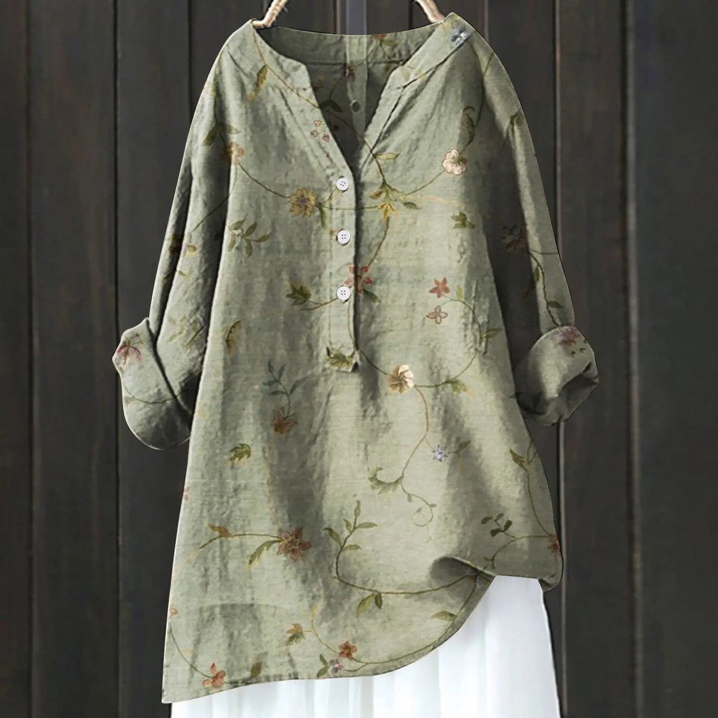 Alithia - Casual Floral Blouse for Comfortable Everyday Style