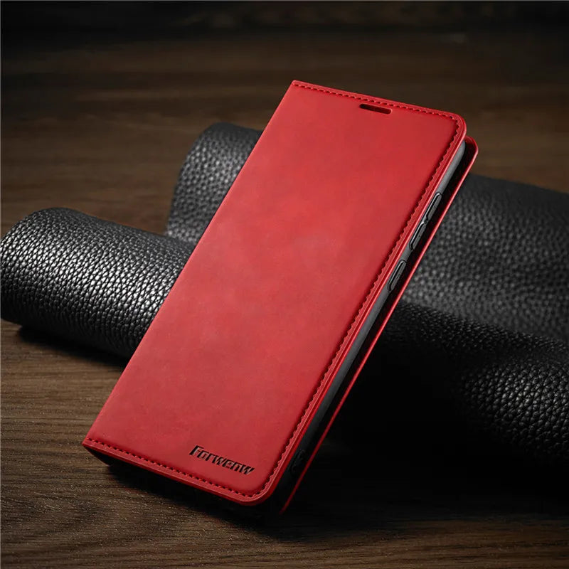 Elvion - Magnetic Leather iPhone Case With Stylish Protection