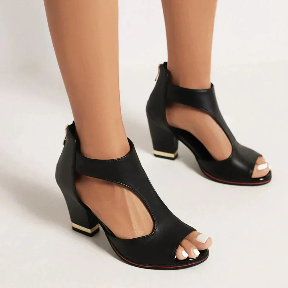 Faye - Stylish Ortho Heeled Sandals for Comfort and Support