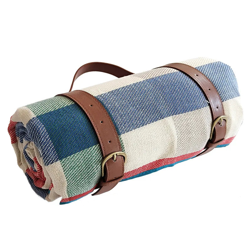 Ambiora - Outdoor Plaid Picnic Blanket Waterproof Foldable Mat