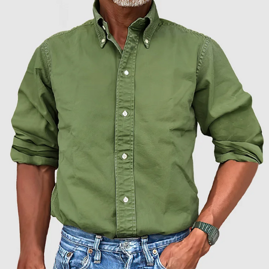 Marlon - Classic Long-Sleeved Shirt for Men in Various Colors