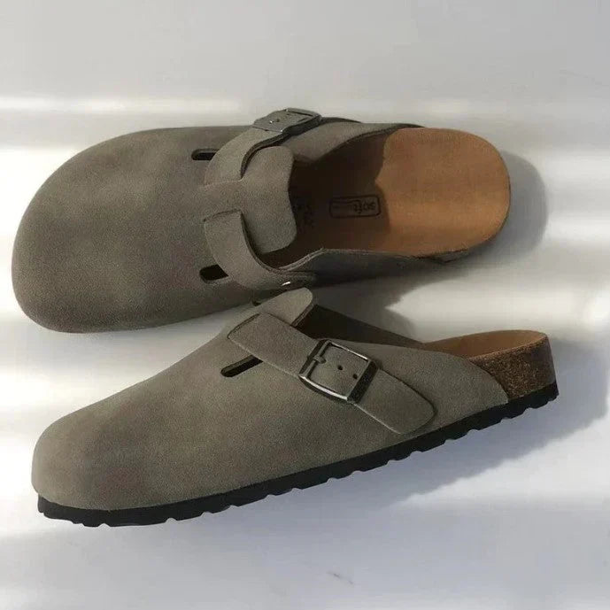 Colby - Stylish Unisex Leather Boston Sandals for Comfort and Durability