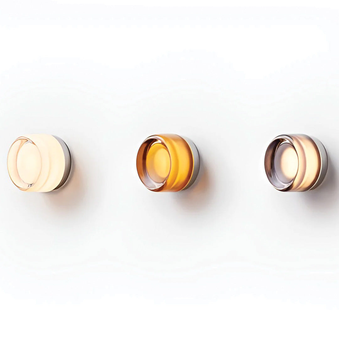 Soluva - Dimple Wall Sconce Light Modern Glass LED Minimal