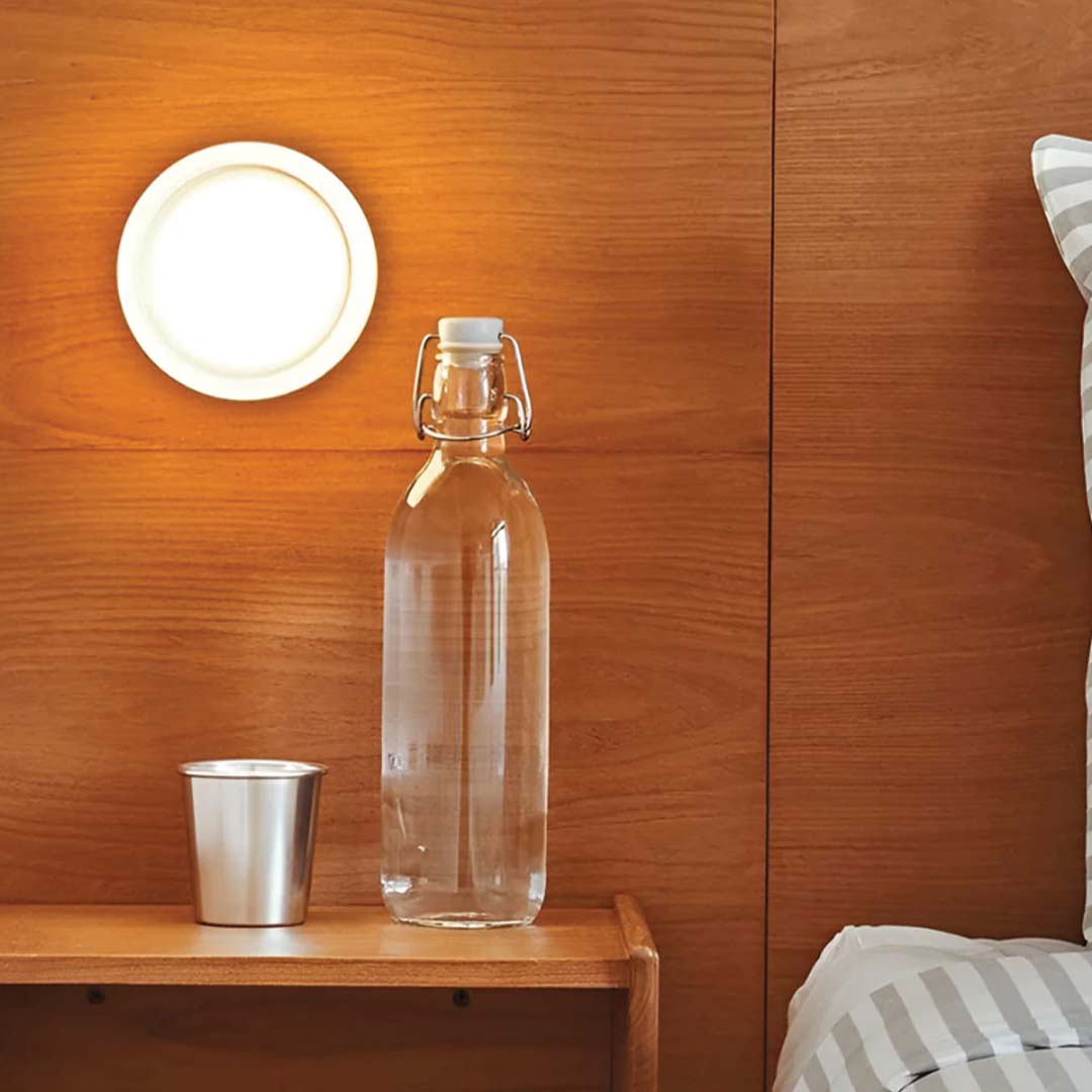 Soluva - Dimple Wall Sconce Light Modern Glass LED Minimal
