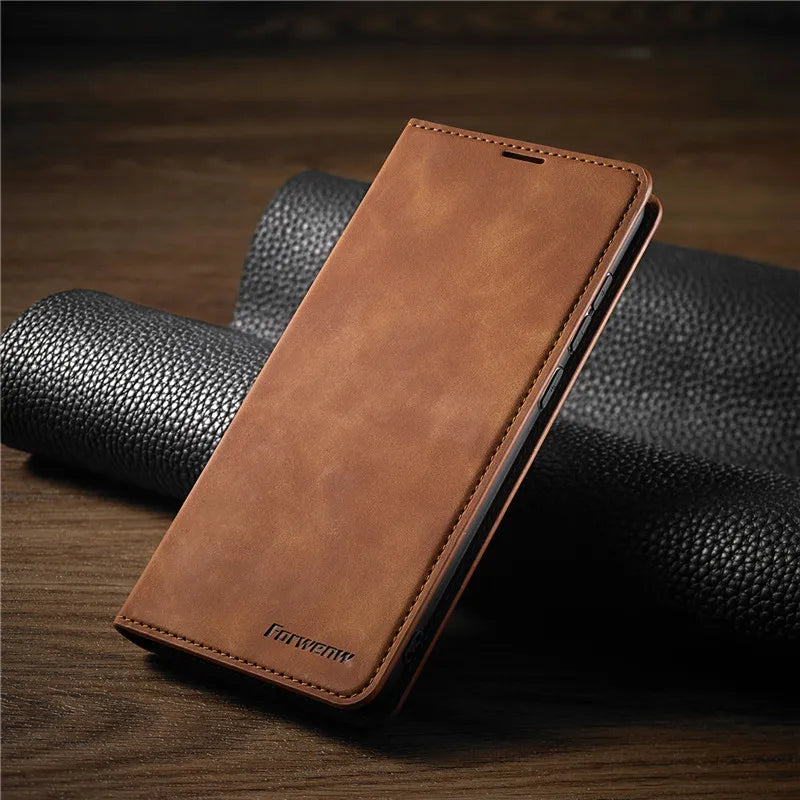 Elvion - Magnetic Leather iPhone Case With Stylish Protection