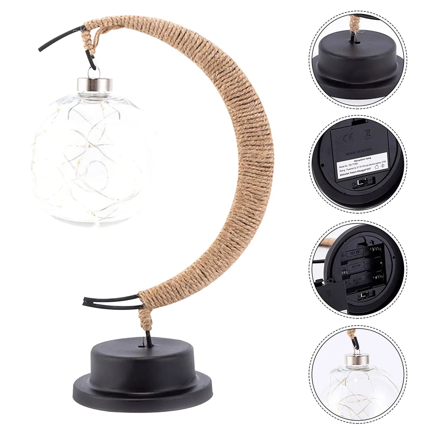 LustraPod - Enchanted Lunar Lamp with Magical Glow and Elegant Design