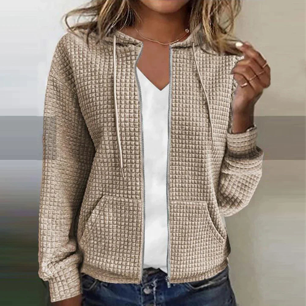 Opal - Stylish Checked Jacket with Water-Repellent Outer Layer and Soft Interior