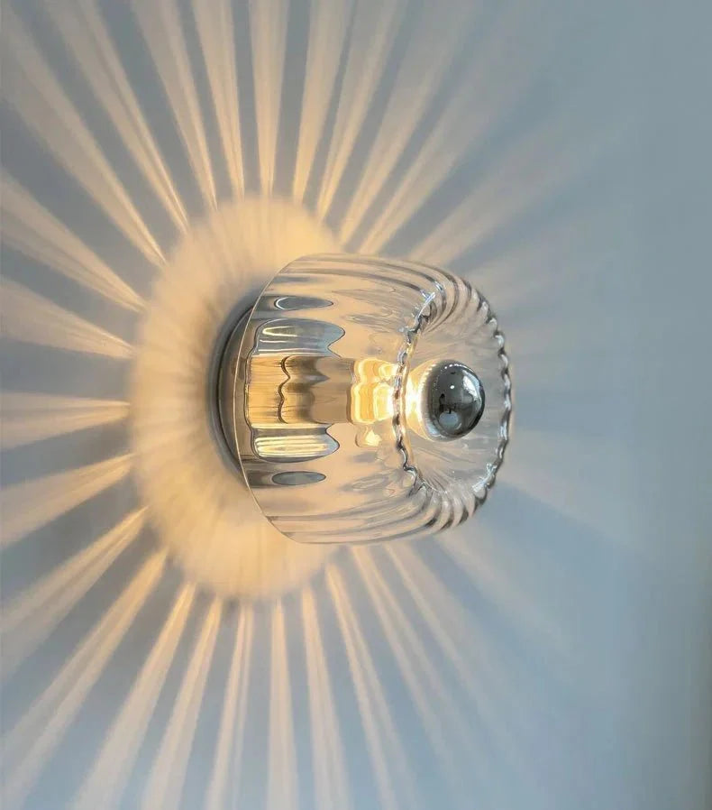 Orvanna - Nordic Bauhaus Glass Wall Lamp With Ambient Warm Glow