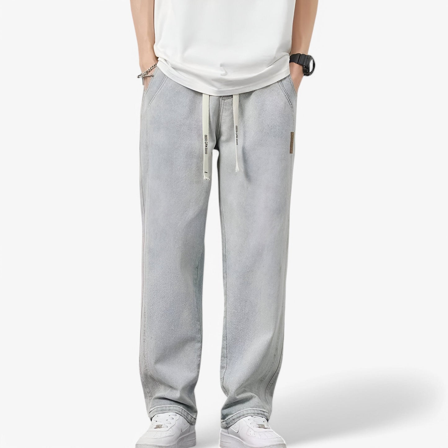 Murray - Trendy Wide Leg Denim Pants for Ultimate Comfort