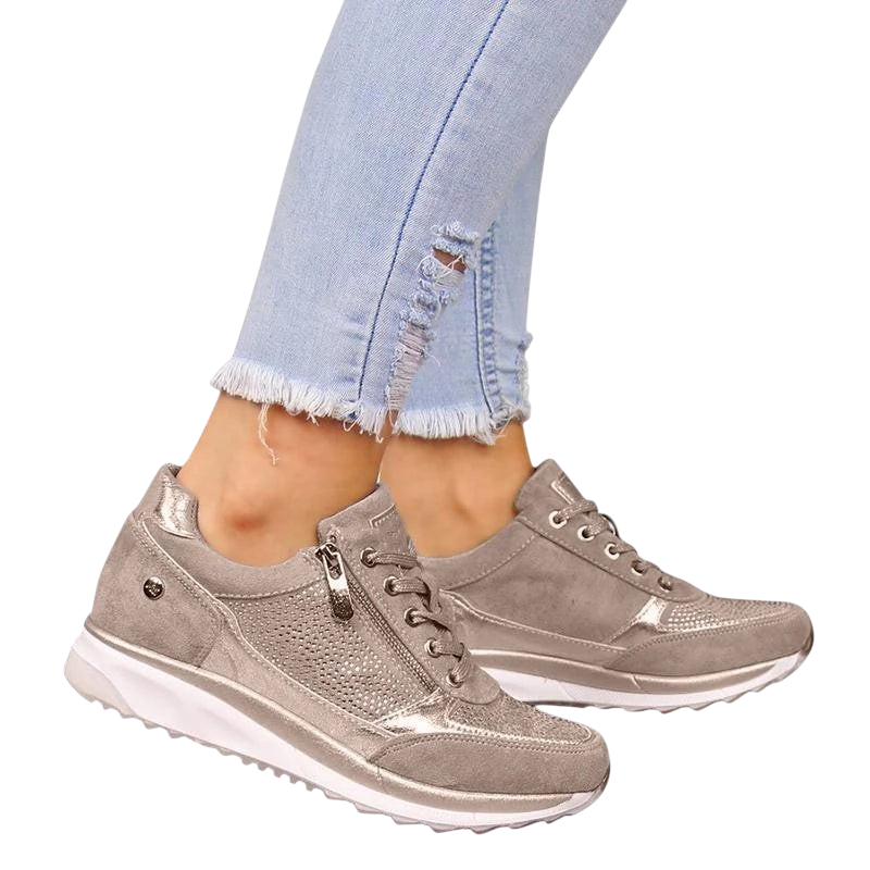 Arabella - Stylish Women's Orthopedic Sneakers with Zipper for Maximum Comfort