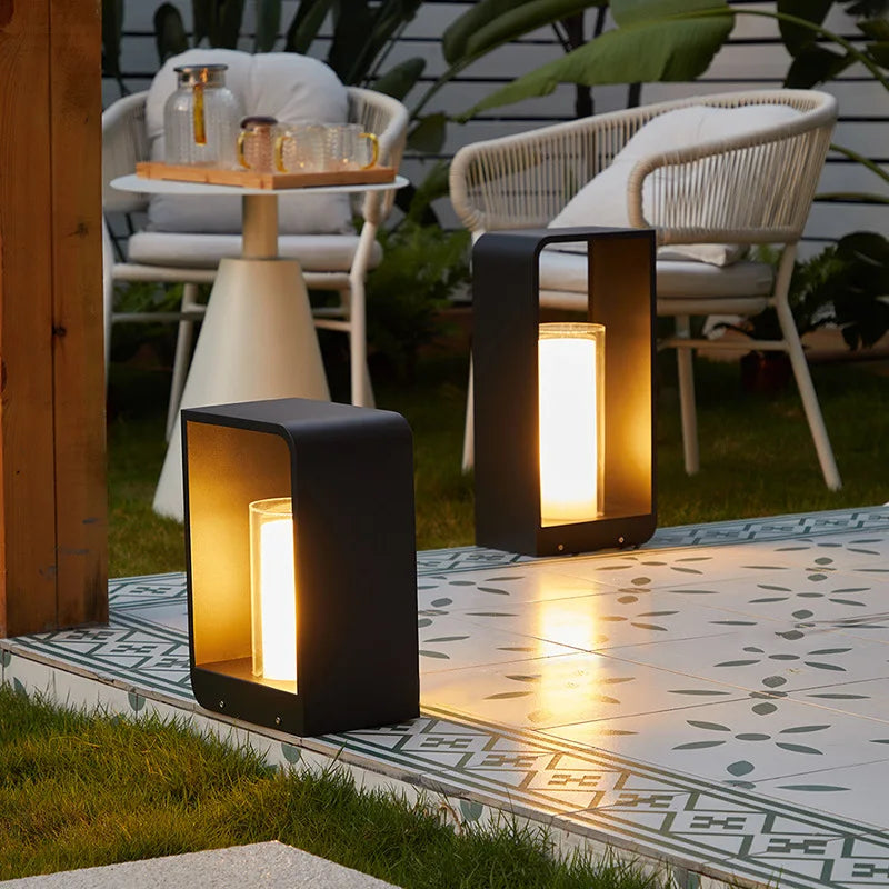 Nestiva - Modern Stainless Steel Solar Garden Lights for Elegant Spaces