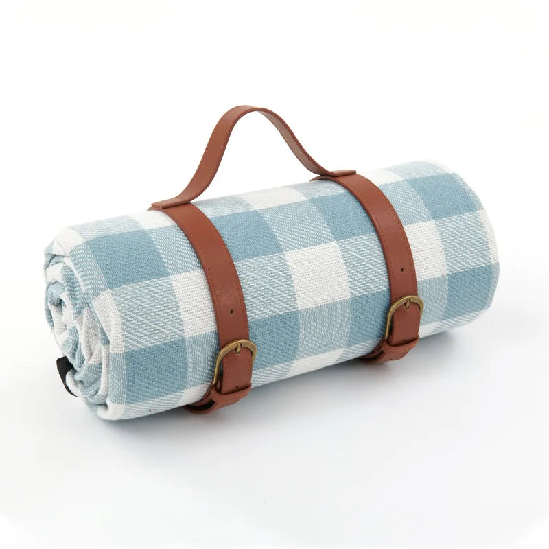 Ambiora - Outdoor Plaid Picnic Blanket Waterproof Foldable Mat