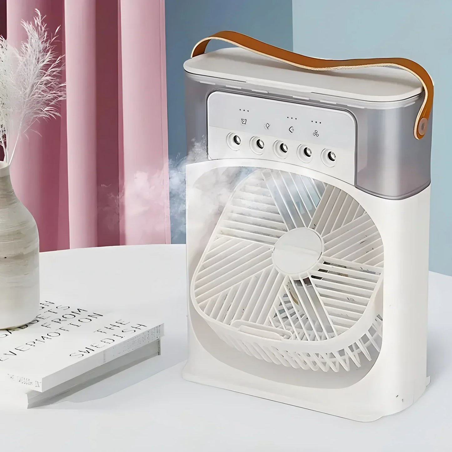 Floraa - Mini 3 In 1 Portable LED Air Cooler Humidifier