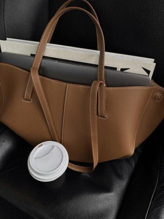 Lexi - Vintage Leather Tote Bag Spacious Shoulder Carry