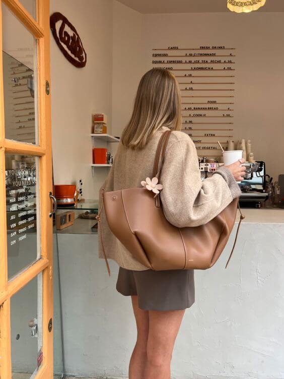 Lexi - Vintage Leather Tote Bag Spacious Shoulder Carry