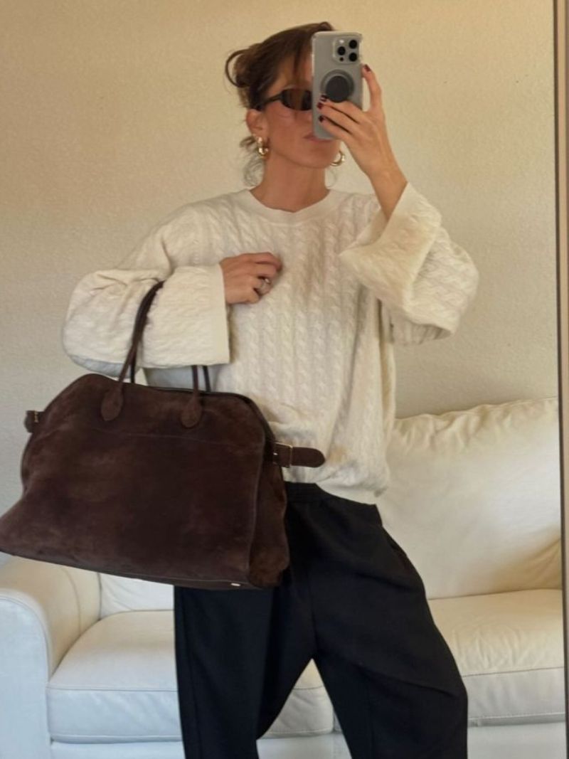 Juno - Elegant Large Capacity Bag in Premium Vegan Leather