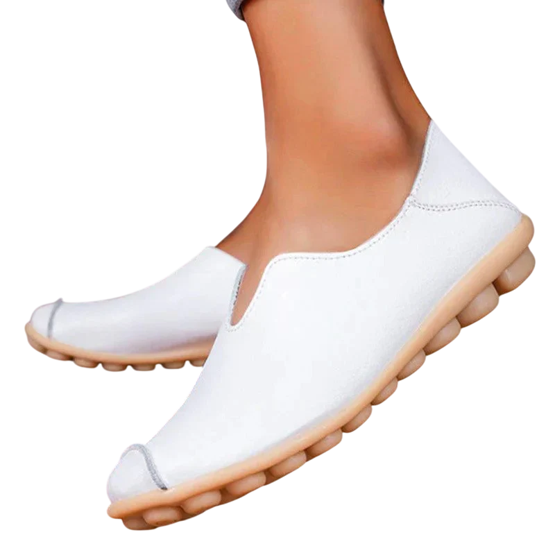 Daphne - Stylish Leather Slippers with Comfortable Fit and Non-Slip Sole