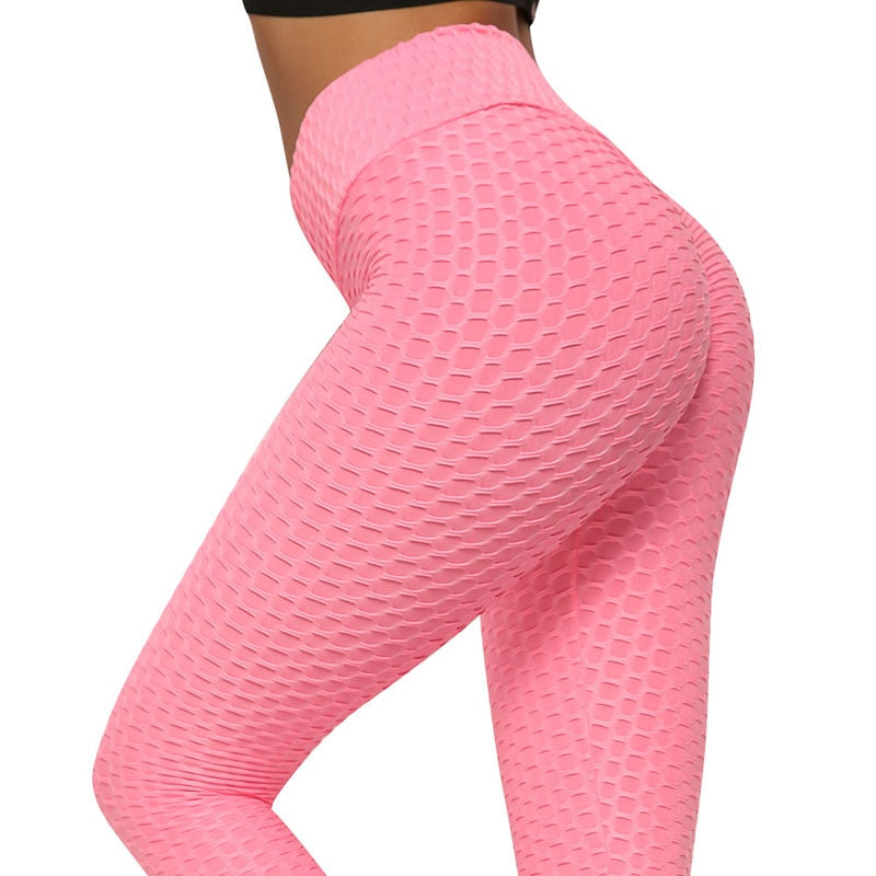 Vespera - High-Waisted Leggings for Women with Honeycomb Structure and Stretchy Comfort