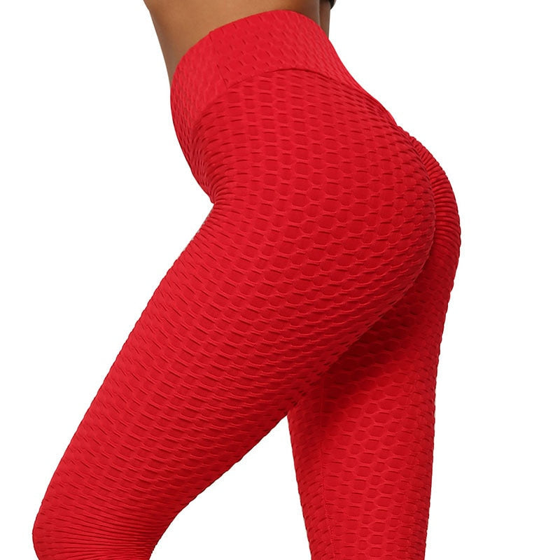 Vespera - High-Waisted Leggings for Women with Honeycomb Structure and Stretchy Comfort