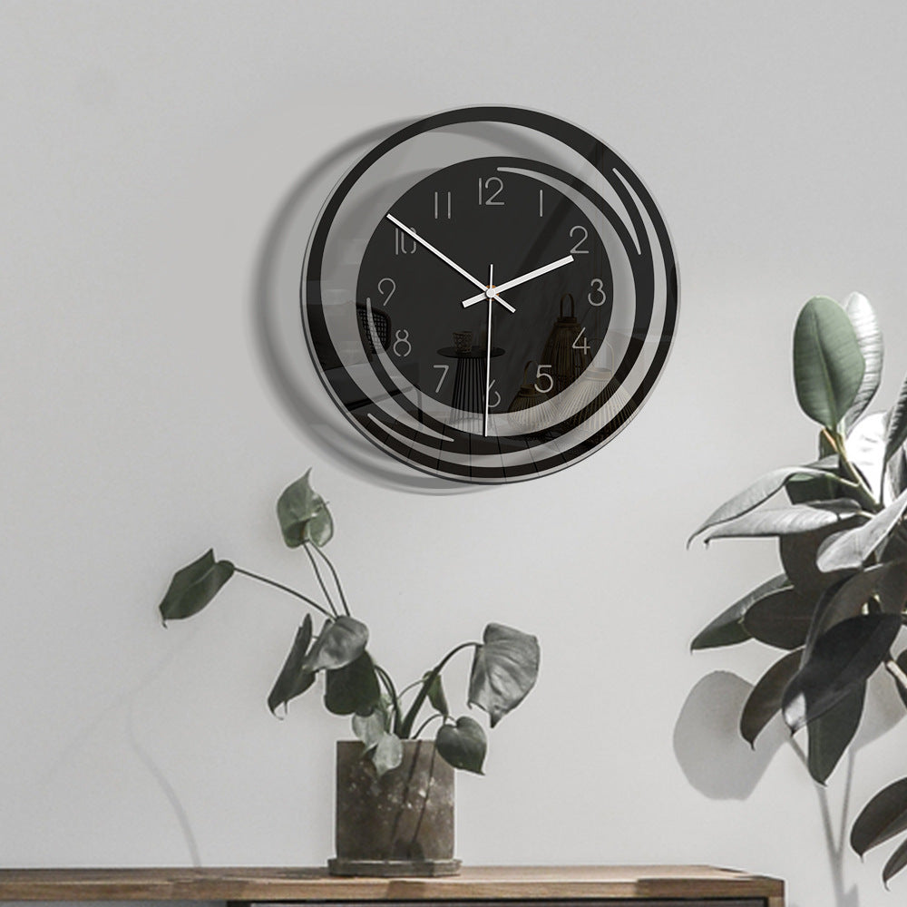 Hearthra - Seattle Acrylic Silent Wall Clock High Quality Decoration