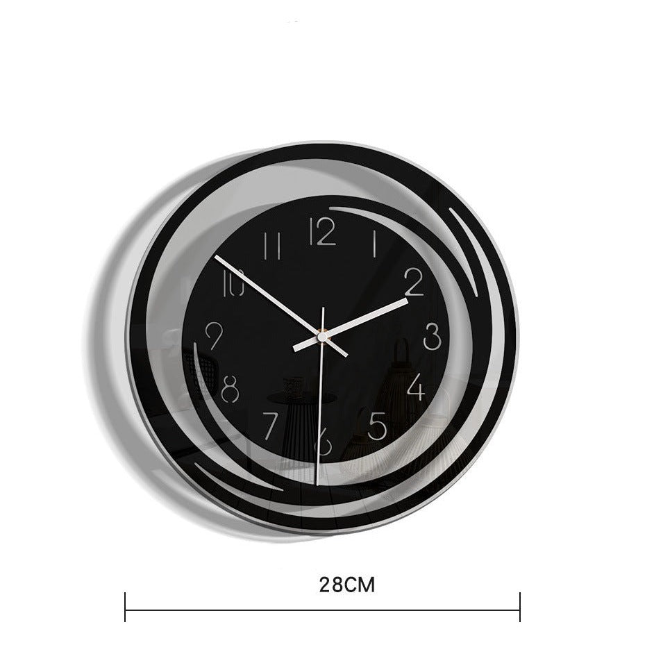 Hearthra - Seattle Acrylic Silent Wall Clock High Quality Decoration