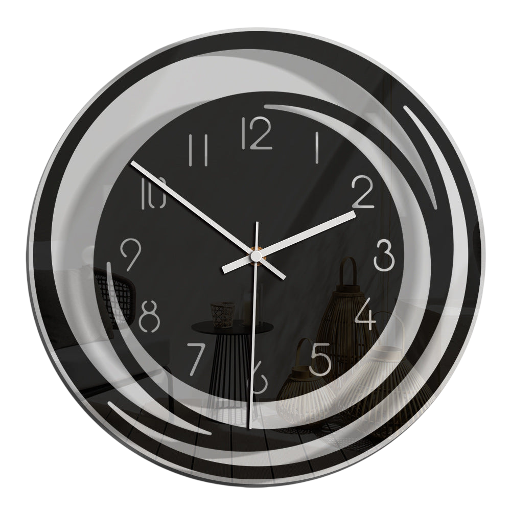 Hearthra - Seattle Acrylic Silent Wall Clock High Quality Decoration