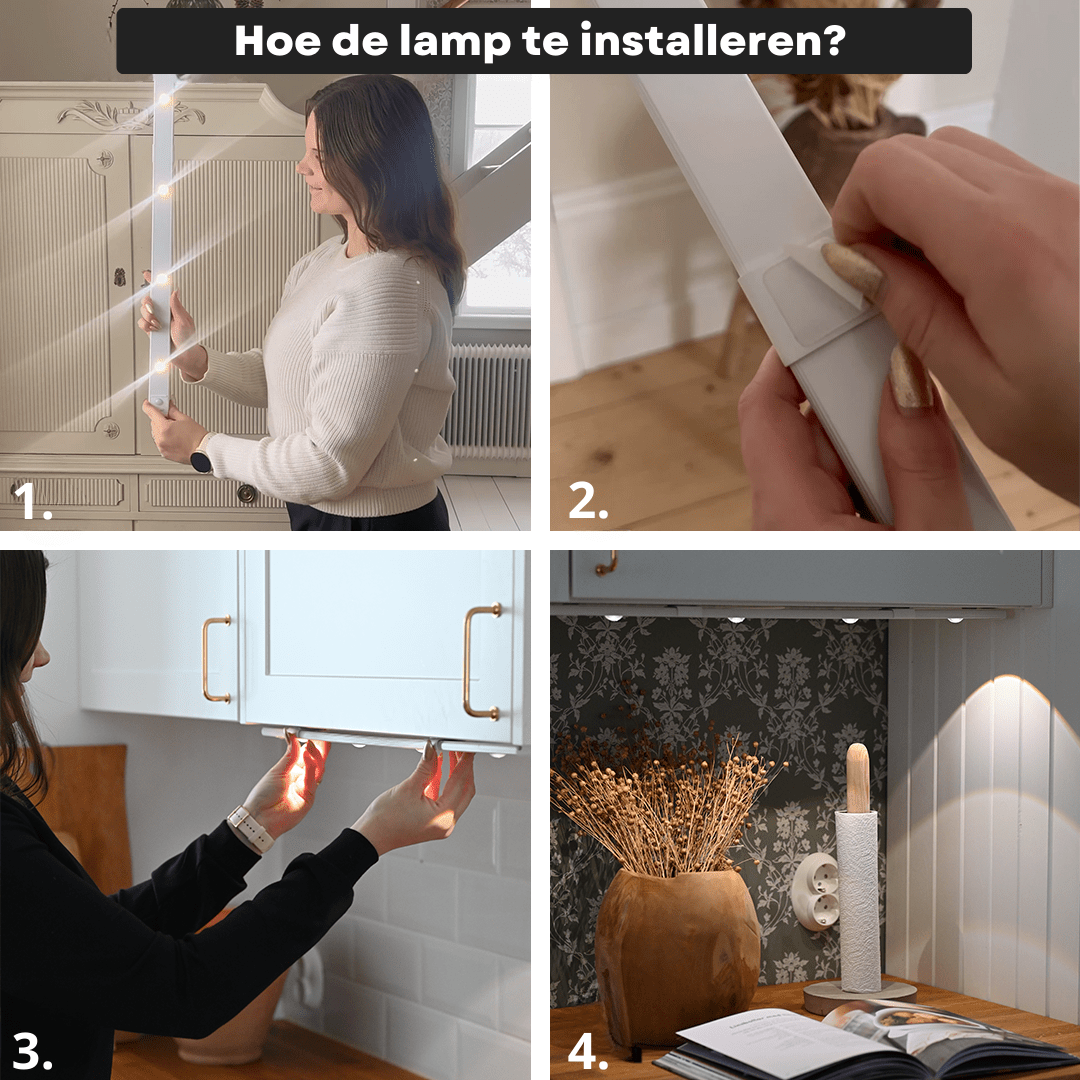 Beamora - Wireless LED Light With Motion Sensor For Cabinets
