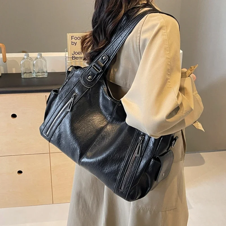 Marie - Elegant Leather Shoulder Bag for Stylish Women