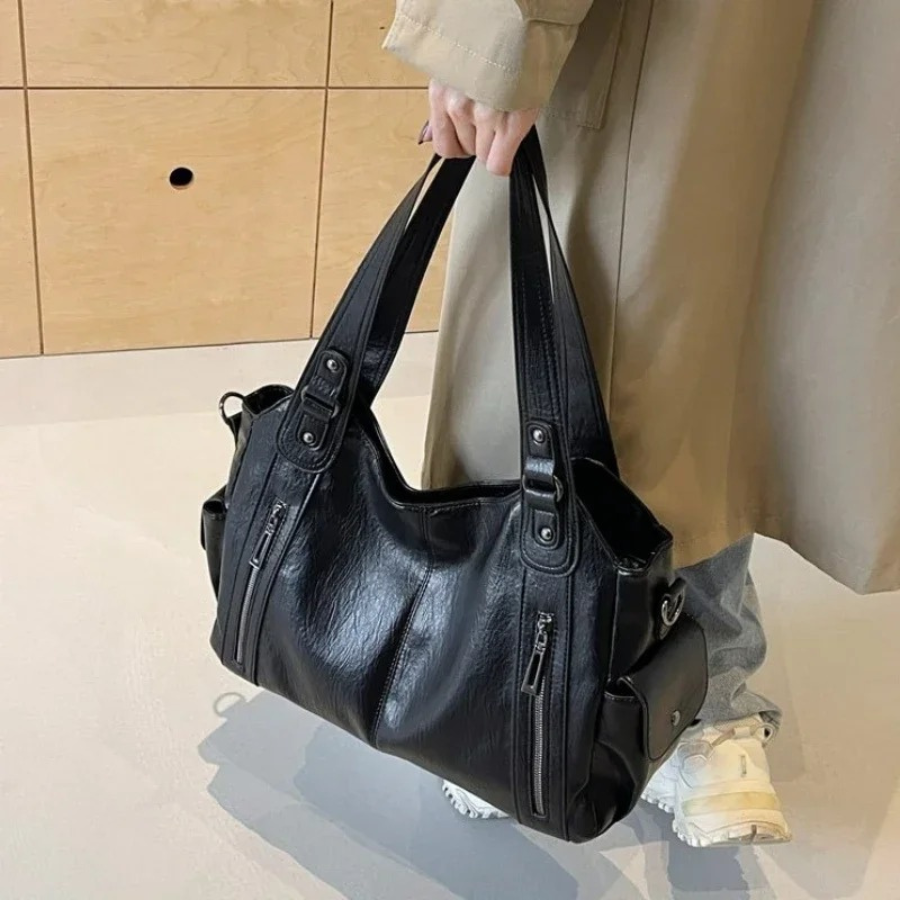 Marie - Elegant Leather Shoulder Bag for Stylish Women