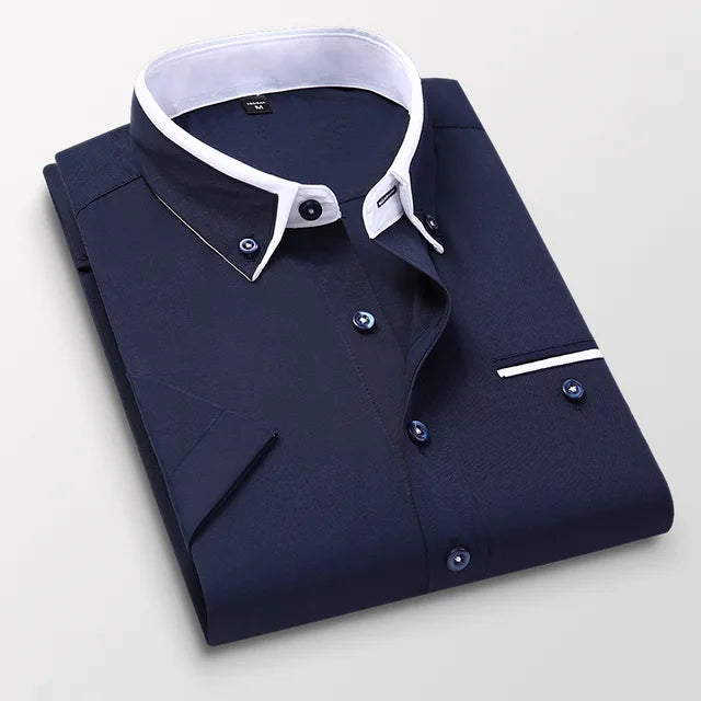 Raymond - Classic Men's Short-Sleeved Shirt for Business and Casual Wear