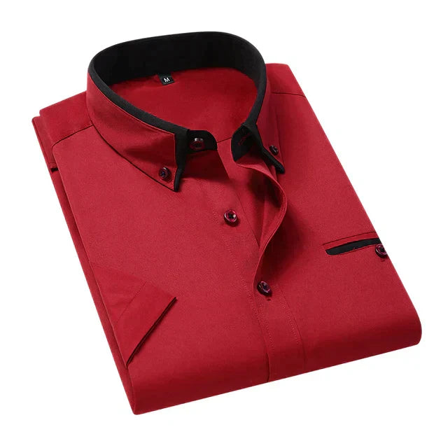 Raymond - Classic Men's Short-Sleeved Shirt for Business and Casual Wear