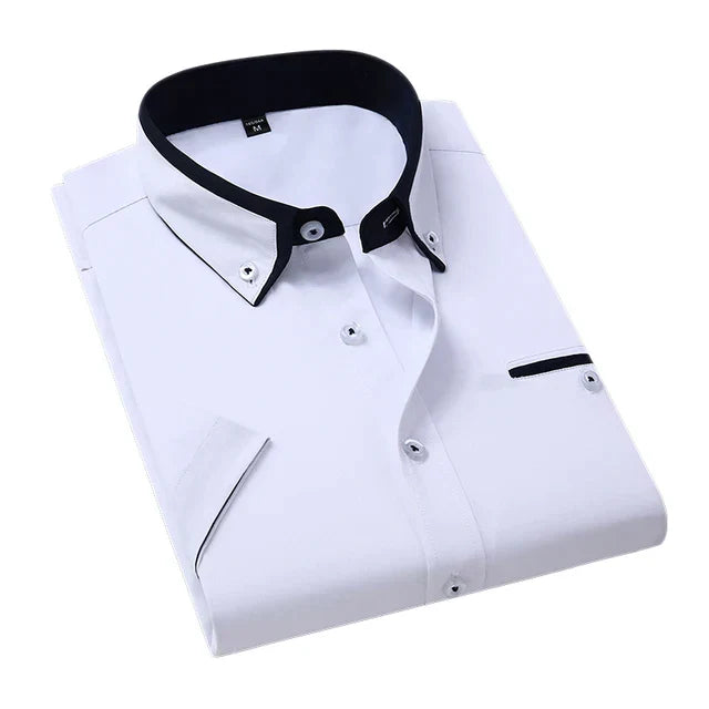 Raymond - Classic Men's Short-Sleeved Shirt for Business and Casual Wear