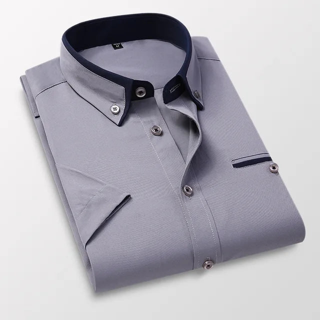 Raymond - Classic Men's Short-Sleeved Shirt for Business and Casual Wear