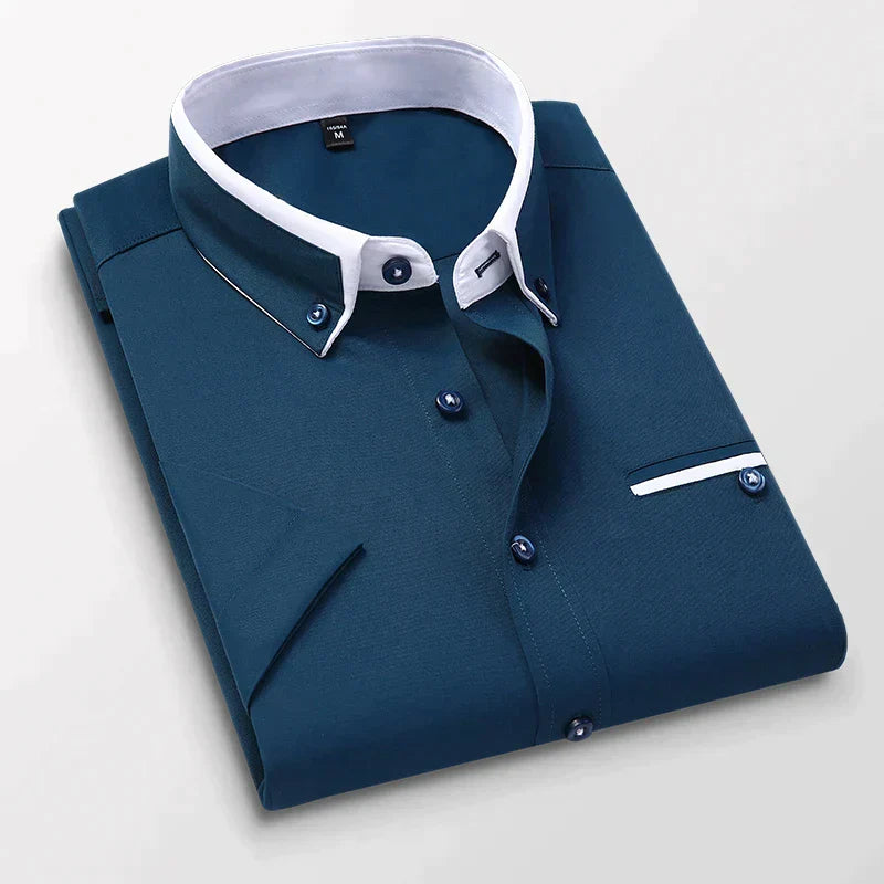 Raymond - Classic Men's Short-Sleeved Shirt for Business and Casual Wear