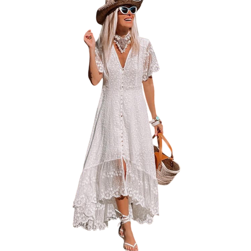 Portia - Stylish Boho Lace Dress for Women with Vintage Charm