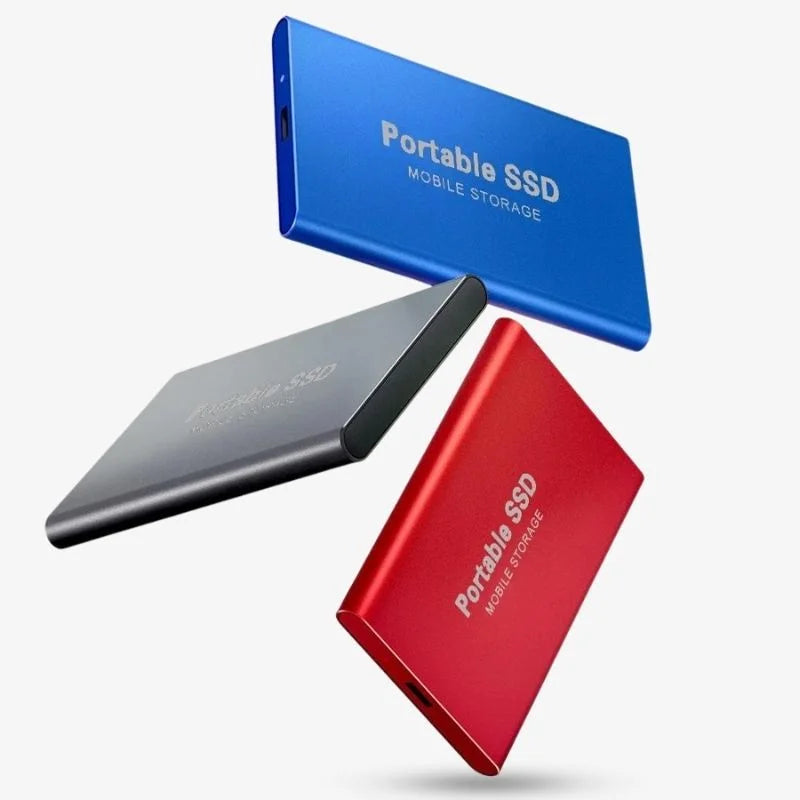 Glowra - Aluminum Portable External SSD Drive High Speed Storage